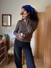 Royal Blue Triangle Scarf