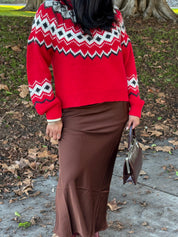 Brown Elena Skirt