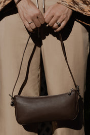 Brown Leather Pochette