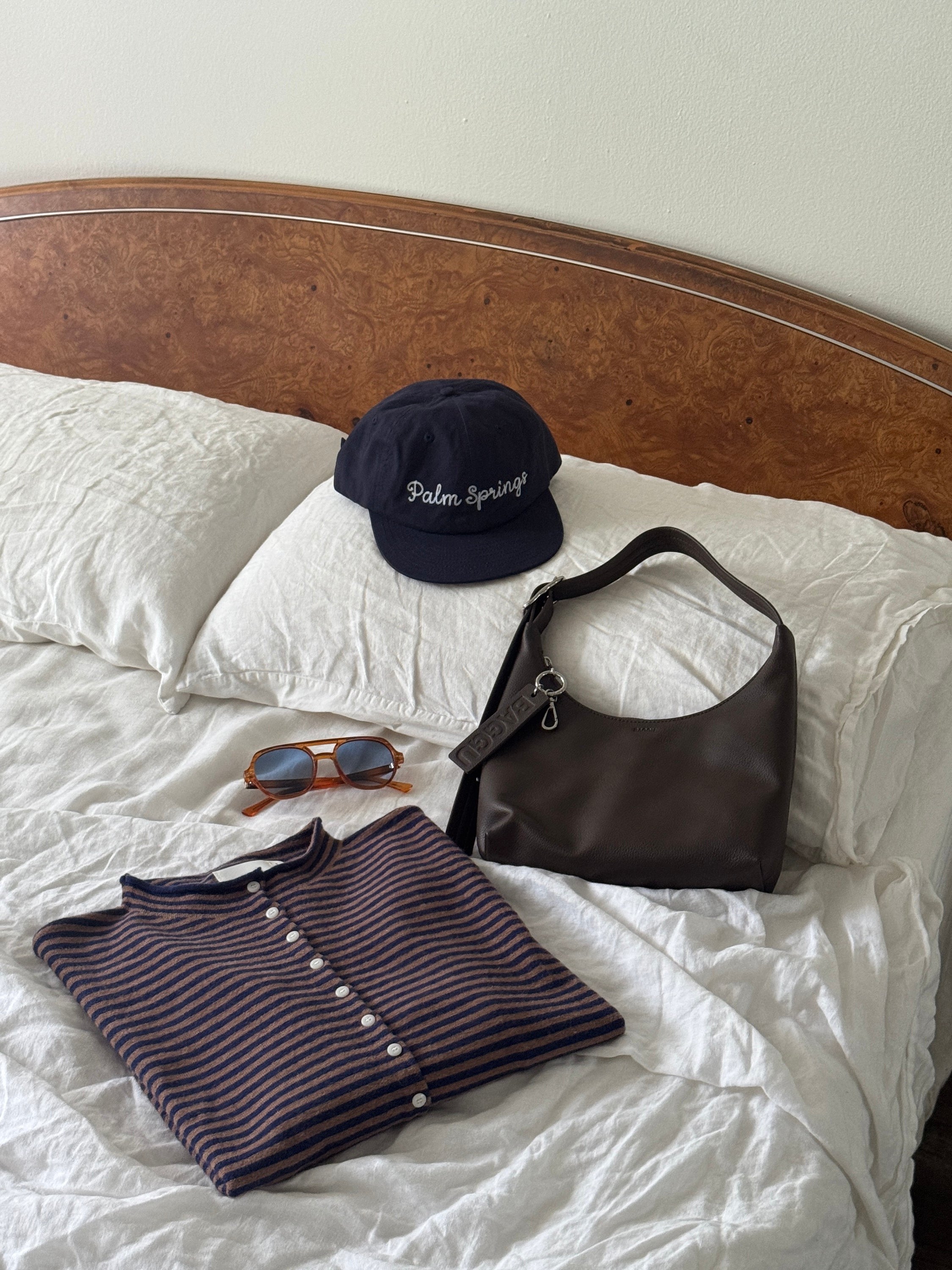 Brown Leather Mini Shoulder Bag