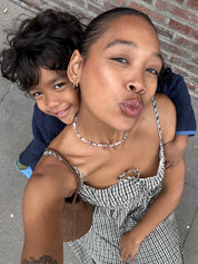 X Prism Indigo Necklace