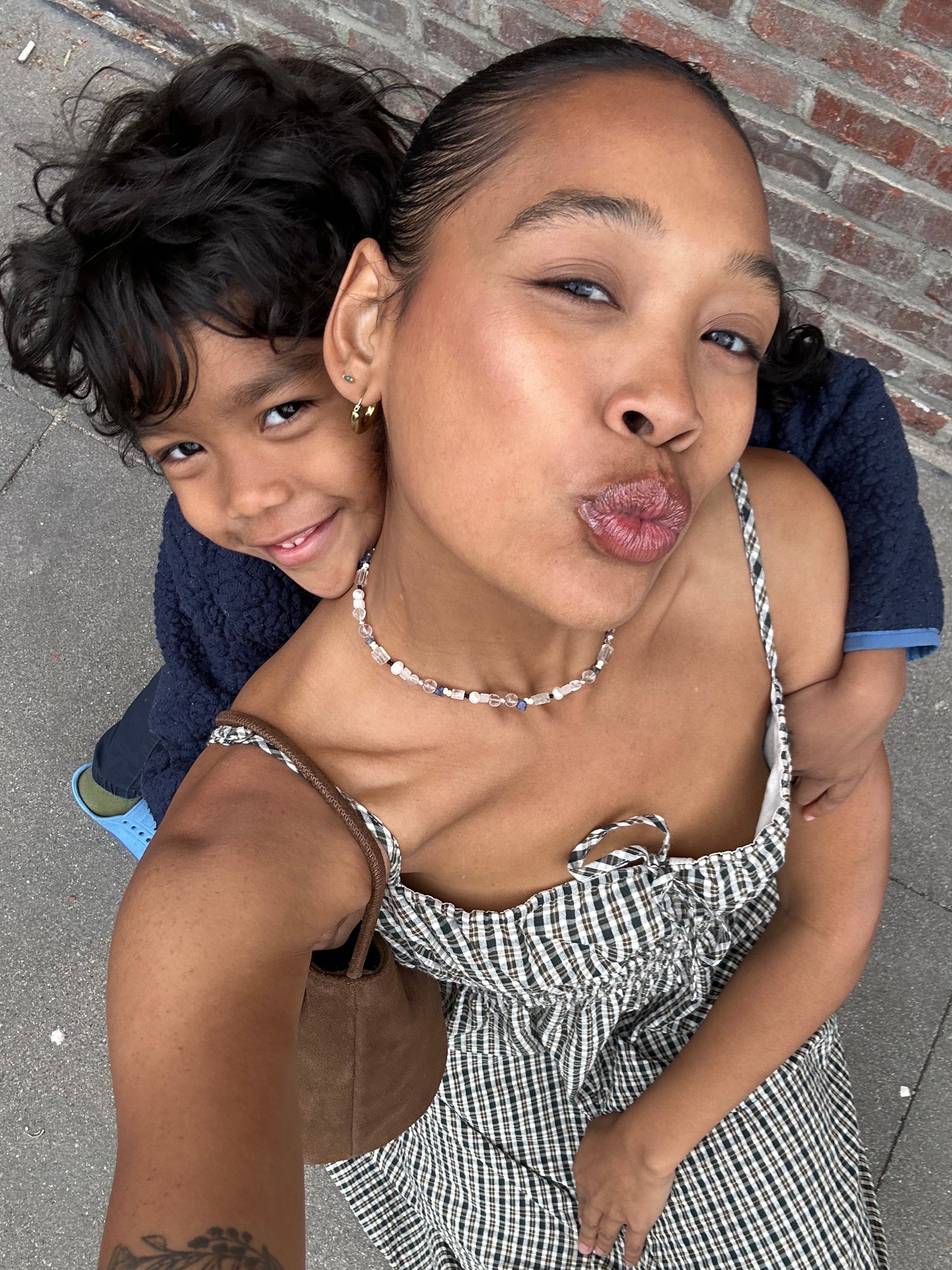 X Prism Indigo Necklace