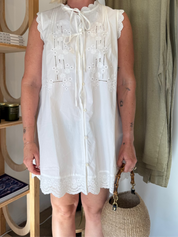 Off White Blondey Mini Dress