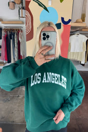 Forest Green Varsity LA Sweatshirt 005