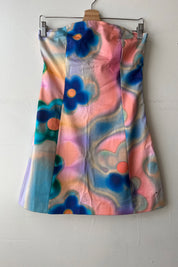 Damaged Blue Violet Dress