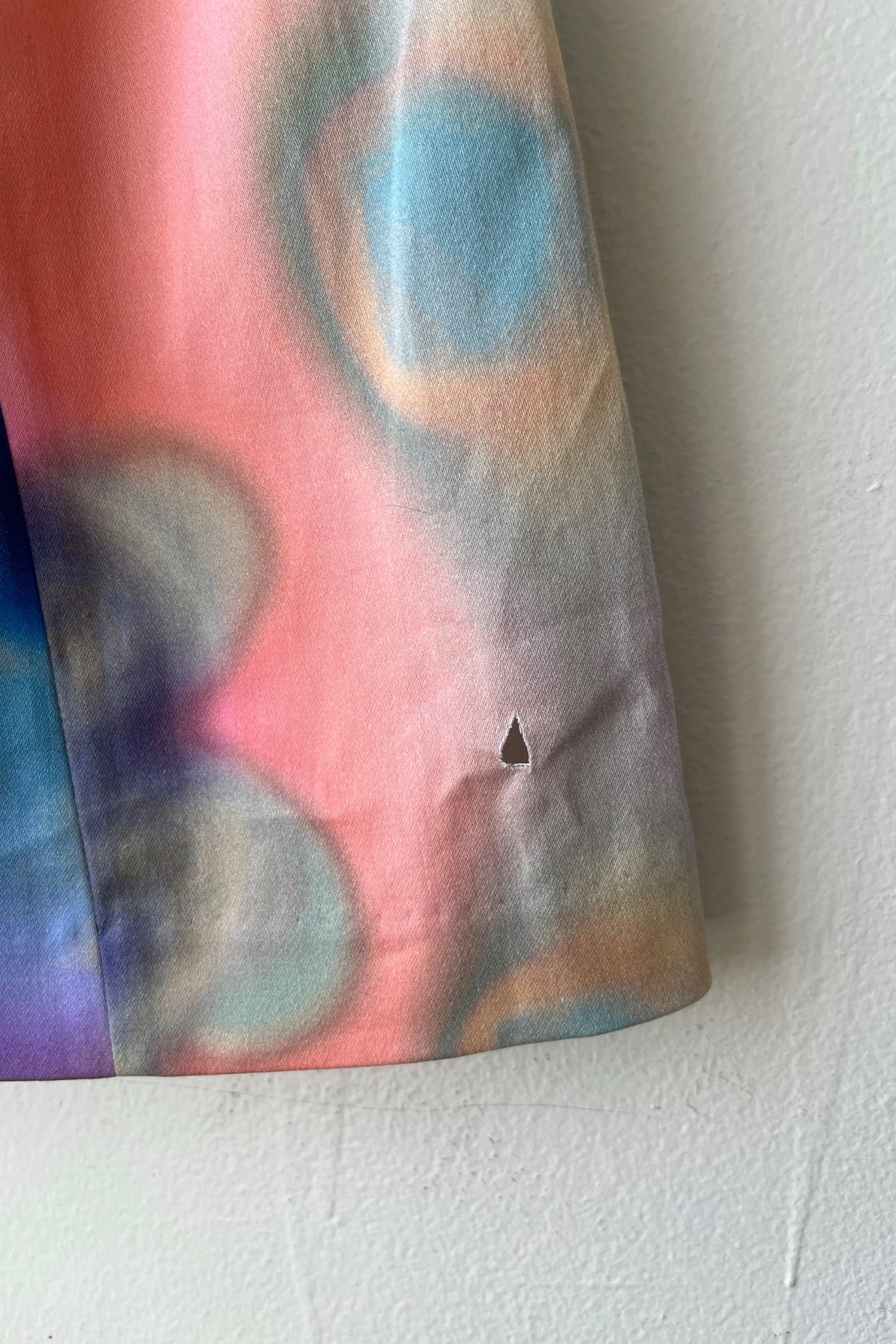 Damaged Blue Violet Dress