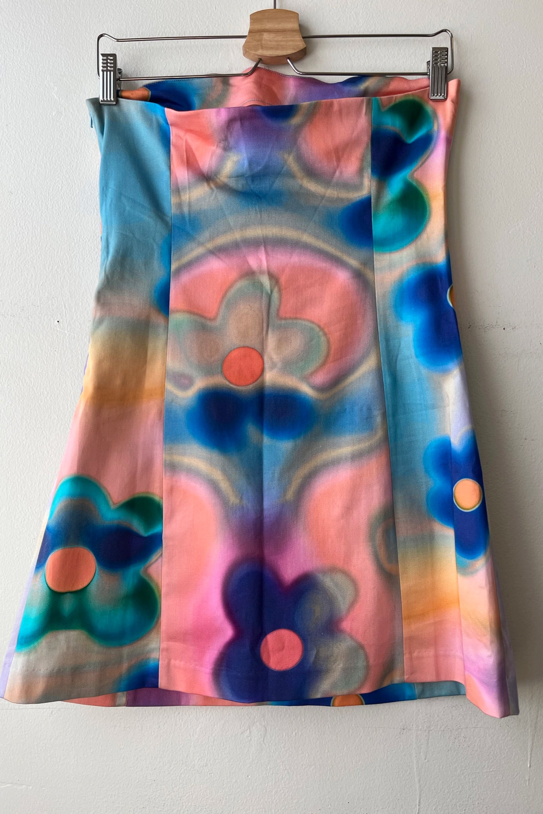 Damaged Blue Violet Dress