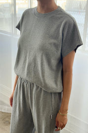 Heather Grey Fei Tee