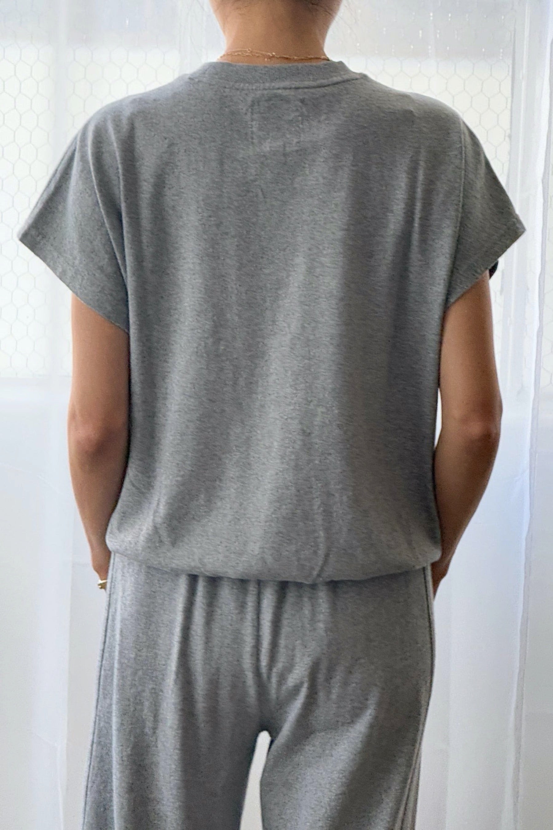 Heather Grey Fei Tee