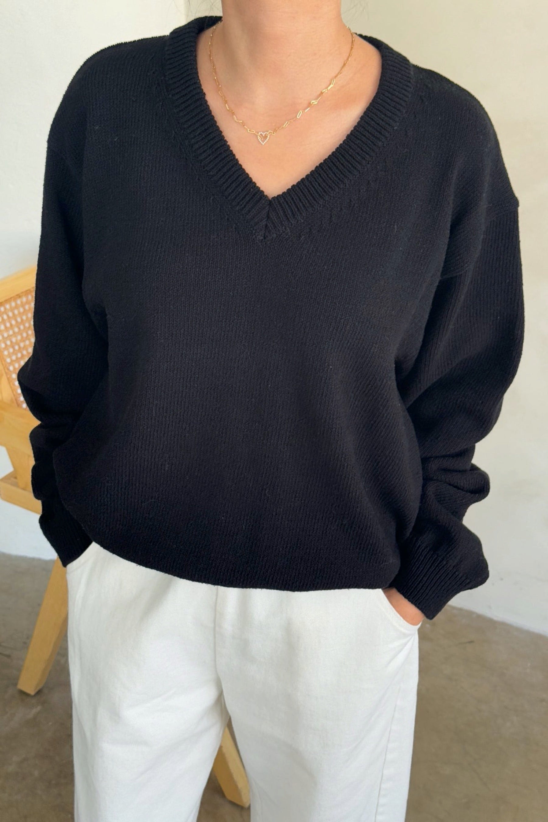 Black Gabby Sweater