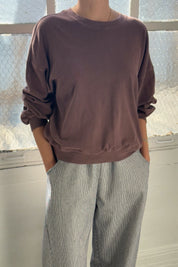 Espresso Cali Jersey Sweatshirt