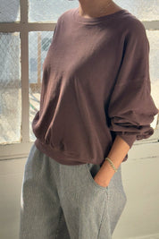 Espresso Cali Jersey Sweatshirt