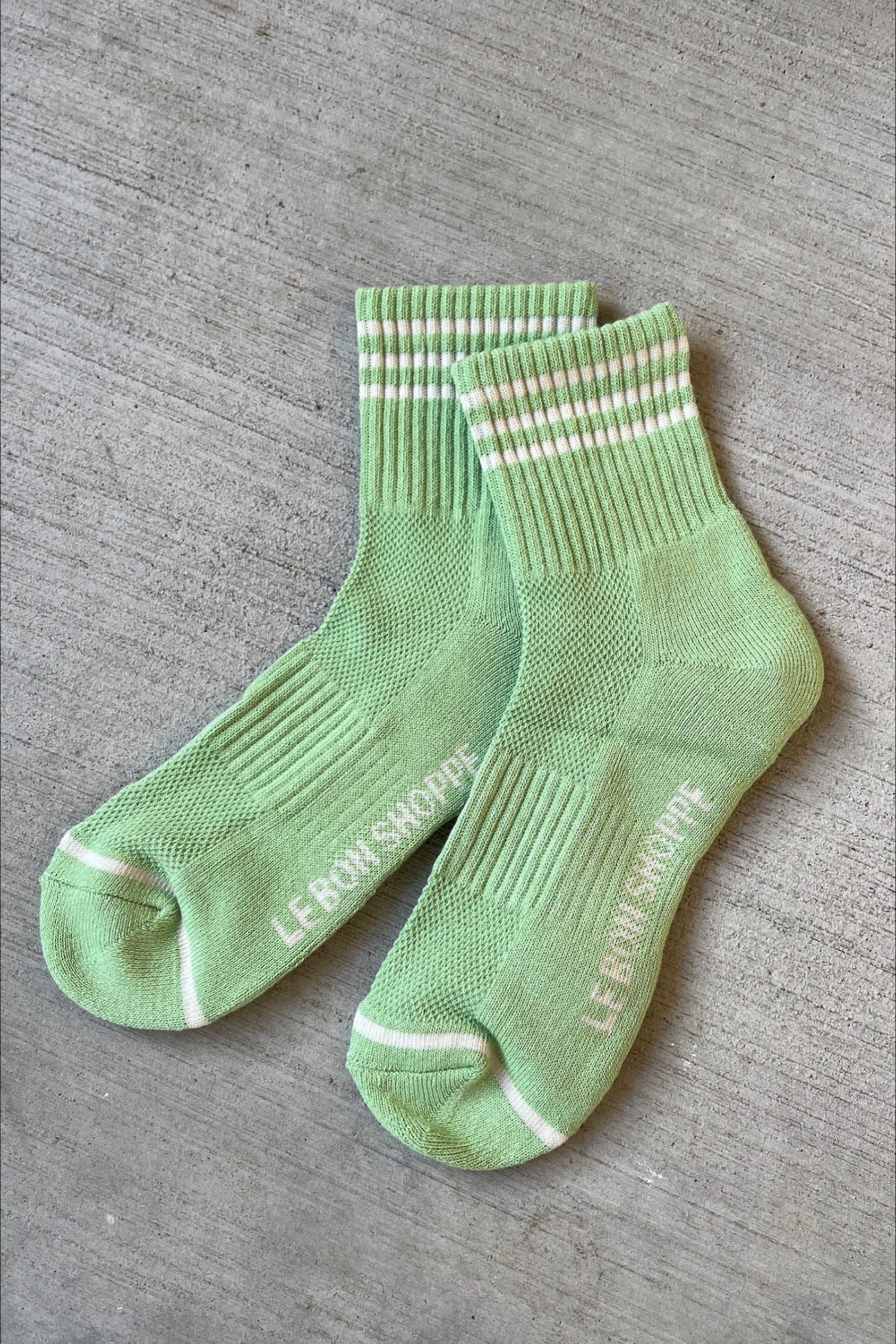Green Leaf Girlfriend Socks