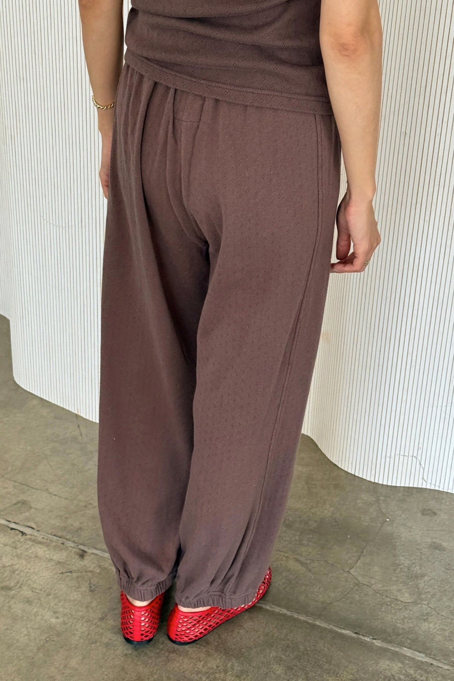 Chocolate Pointelle Set
