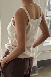 Naturel Pointelle Eve Cami