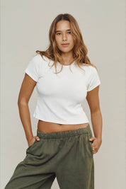 Washed White Isola Tee