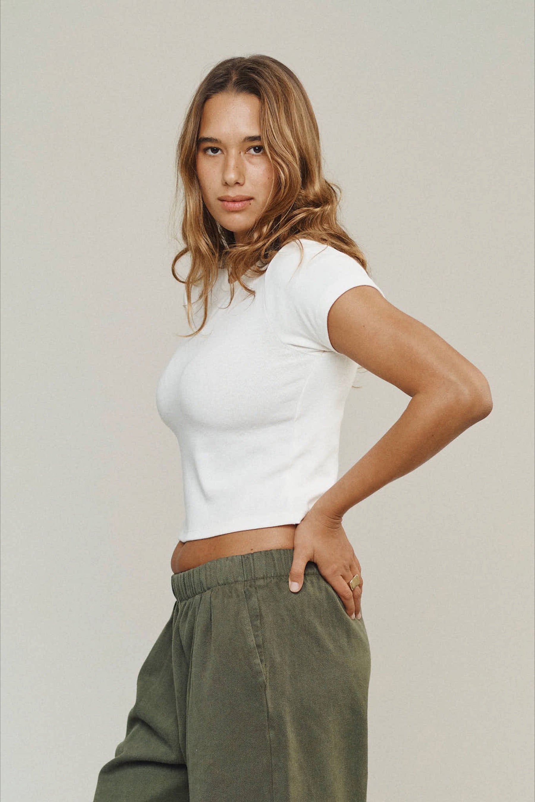 Washed White Isola Tee