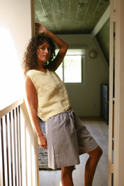 Oxford Stripe Venice Shorts
