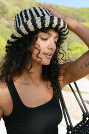 Summer Stripe Bucket Hat