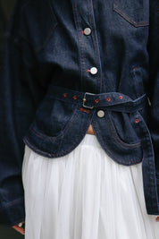 White Mesh Lace Skirt