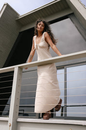London Check Maxi Dress