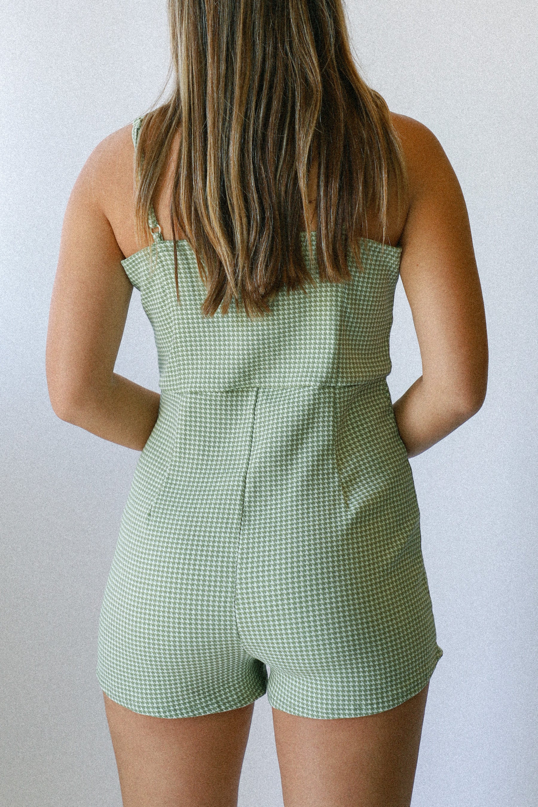 Houndstooth Playsuit