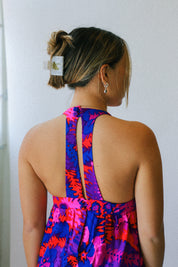 Damaged High Tide Halter Dress