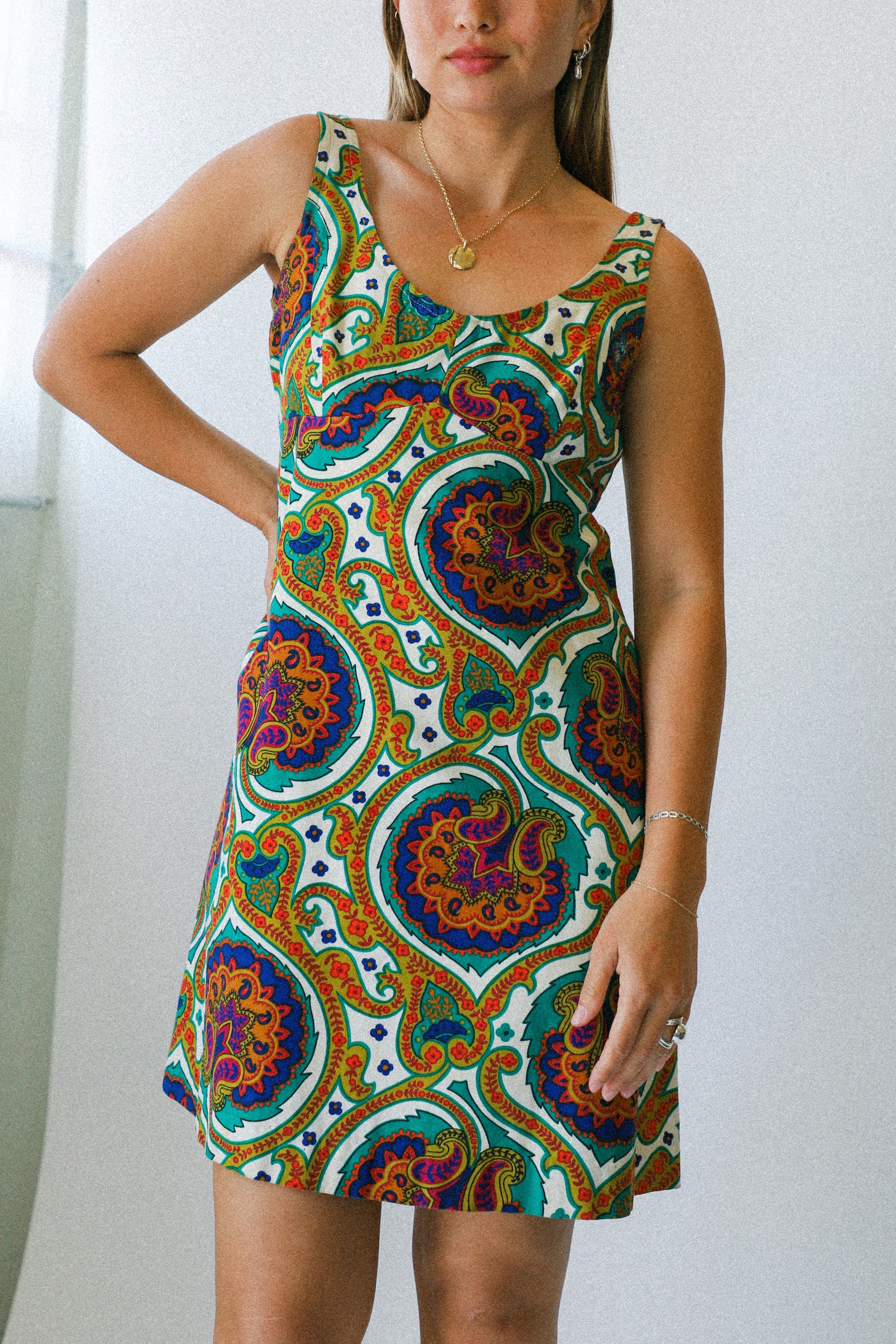 Paisley Handmade Mini Dress