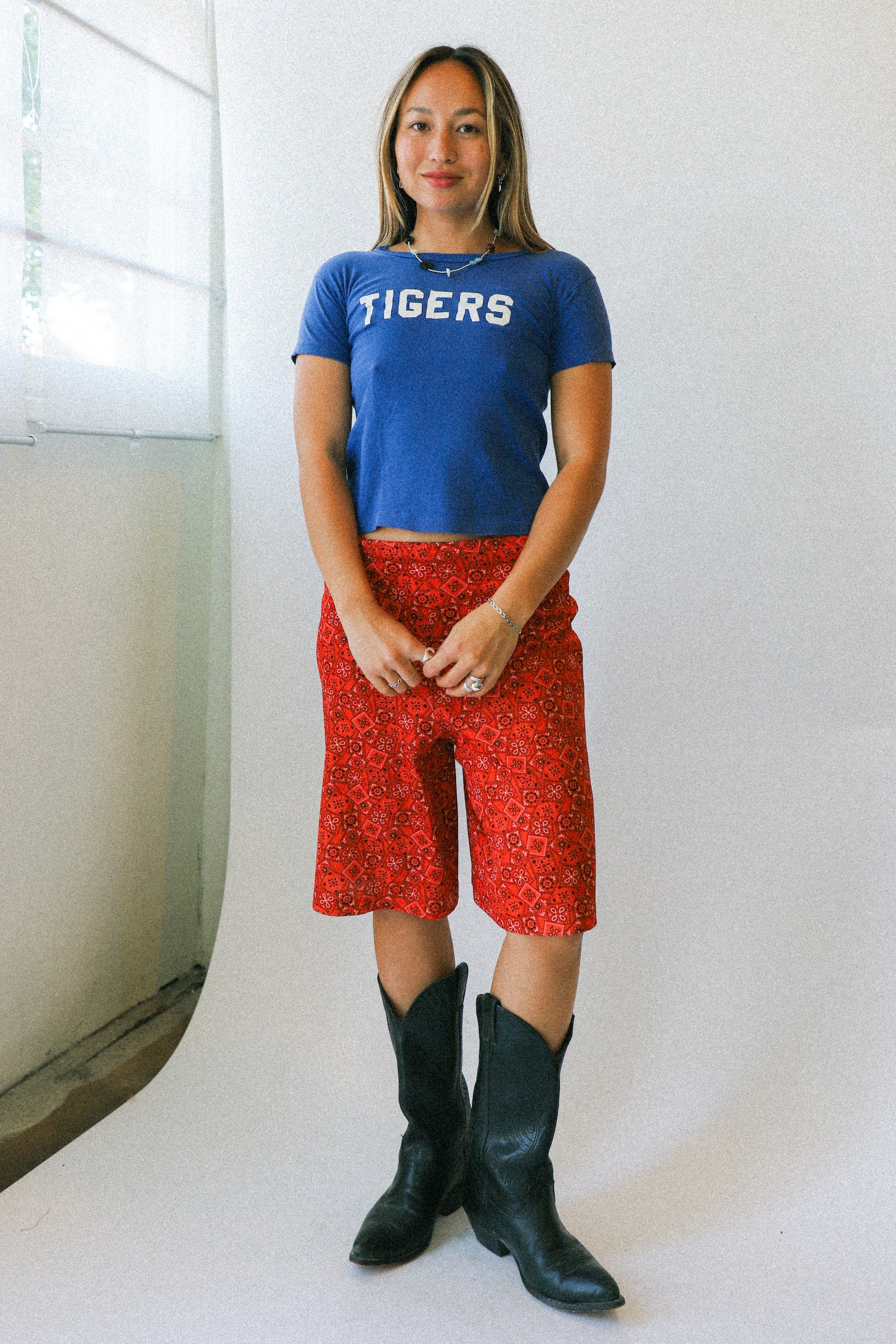Handmade Patchwork Bandana Short