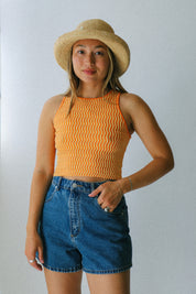 Organic Mid Blue Mirage Short