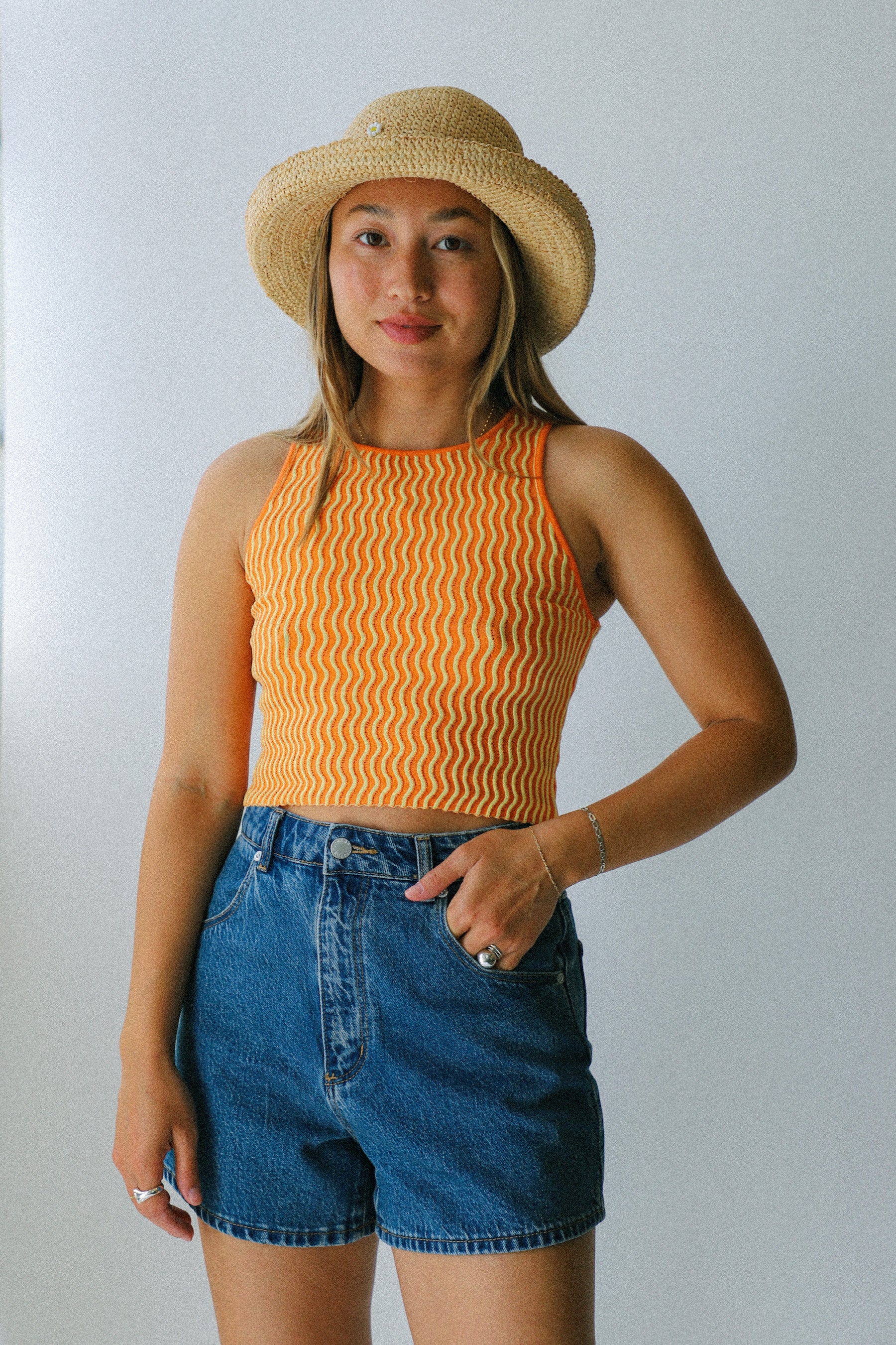 Organic Mid Blue Mirage Short