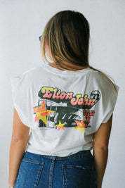 Elton John Rocket Man '72 Banded Tee
