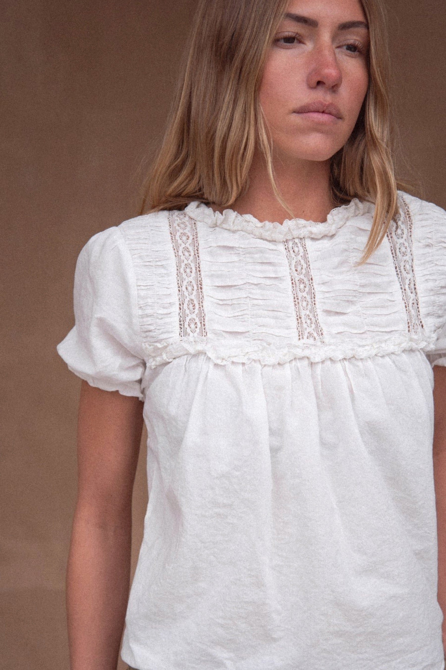 White Jane Blouse