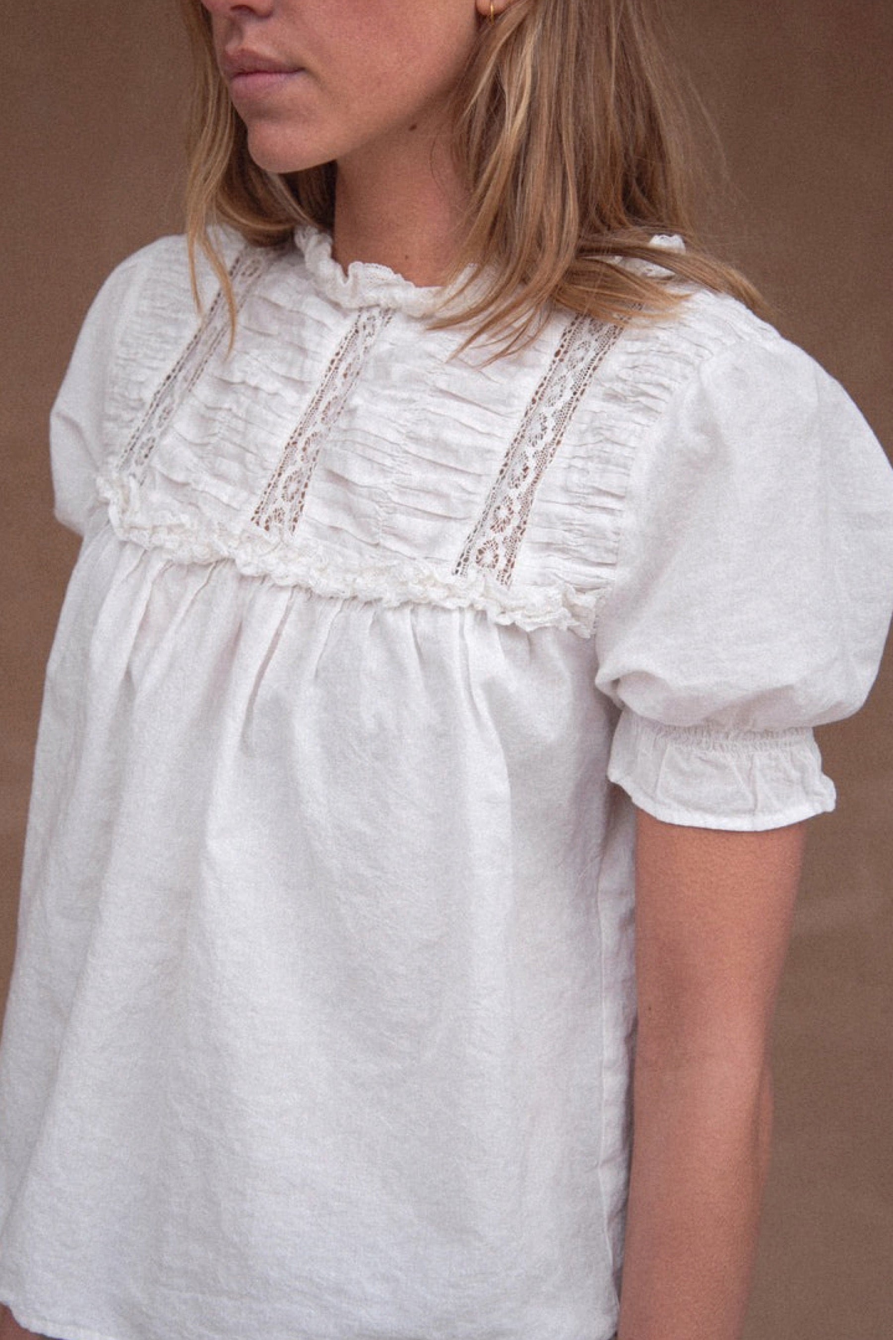 White Jane Blouse