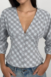 Grey Check Kadeka Shirt