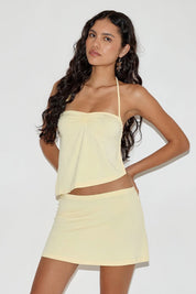 Lemon Nidya Mini Skirt