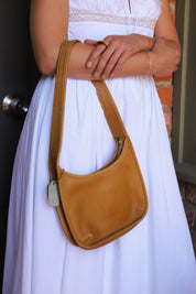 Tan Leather Coach Bag
