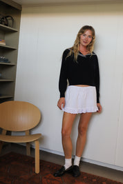 Navy Sailor Collar Sweater