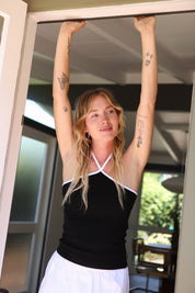 Contrast Julia Halter Top