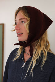Burgundy Triangle Scarf