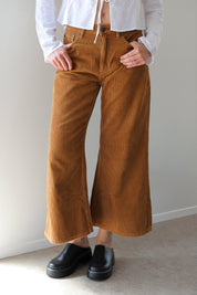 Teddy Cord Tomboy Flare