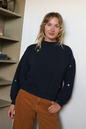 Midnight Blue Relaxed Sweatshirt