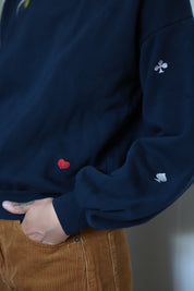 Midnight Blue Relaxed Sweatshirt