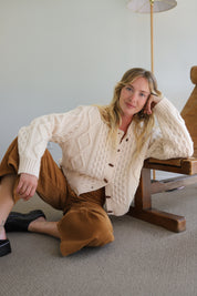 Cream Deena Cardigan