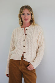 Cream Deena Cardigan