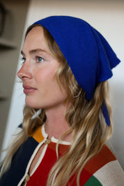Royal Blue Triangle Scarf