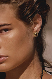 Gold Adelina Heart Earrings
