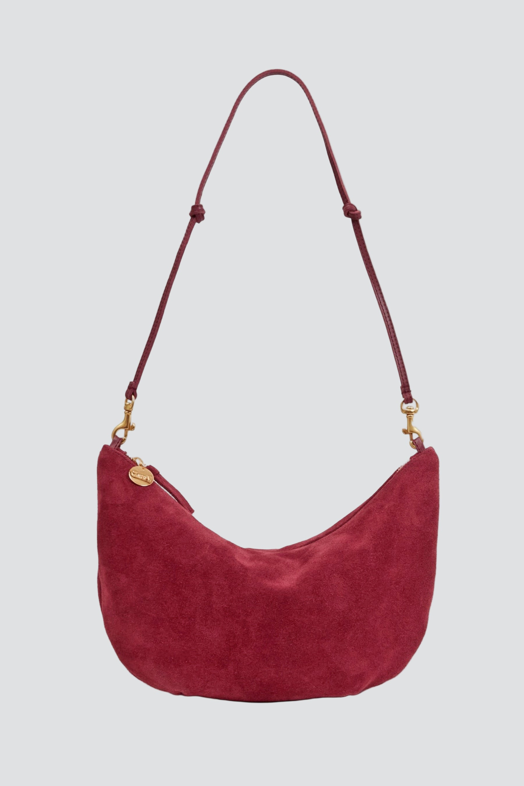 Currant Suede Lune Bag