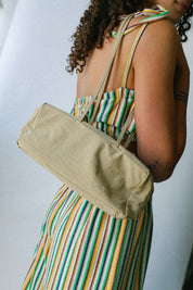 Khaki Crinkle Loaf Bag