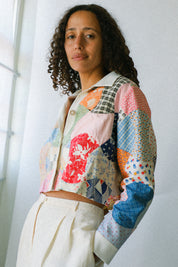 X PRISM One Of A Kind Quilted Crop Shirt